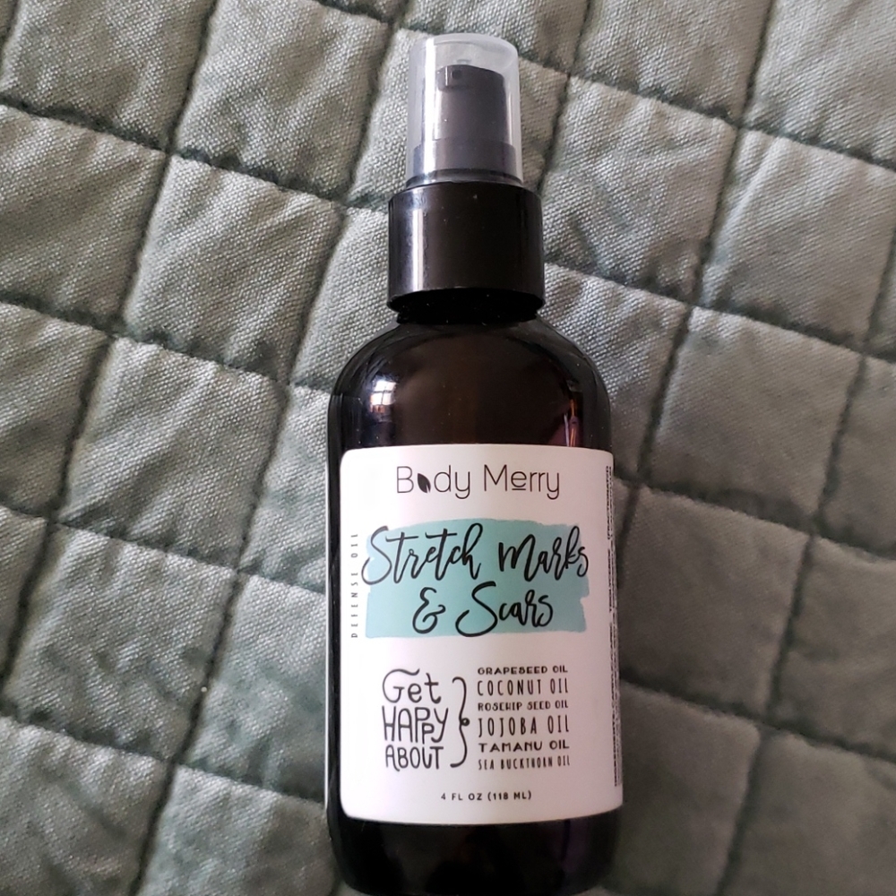 Body Merry. Never Used. Stretch Mark's & Scats Oil